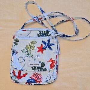 Vera Bradley Sea Life Crossbody Bag - Red, Blue, Green